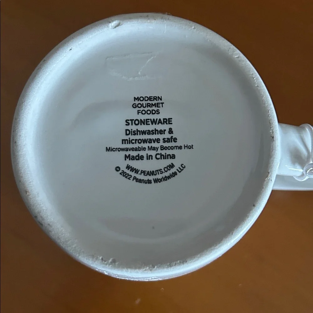 Snoopy BAM BAM White Mug